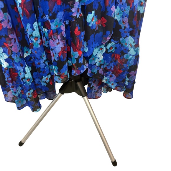 Calvin Klein Women's Plus Size  Floral Printed High-Low Shift Dress Size W20/2X - Picture 8 of 12